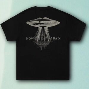 Taylor Swift TTPD Now I'm Down Bad T-Shirt - NEW